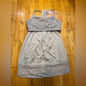 lululemon athletica Gray and White Women's Top